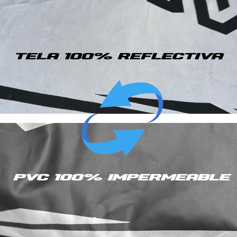 Rain Cover Para Maleta Impermeable Reflectivo 100% Doble Faz