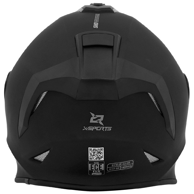 Casco X-Sports V151 Solid Black