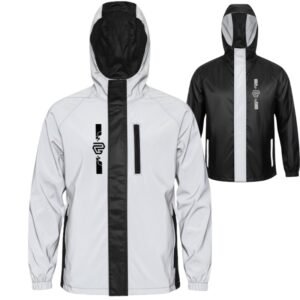 Chaqueta Impermeable 100% Reflectiva Doble Faz Gp Rain Pro