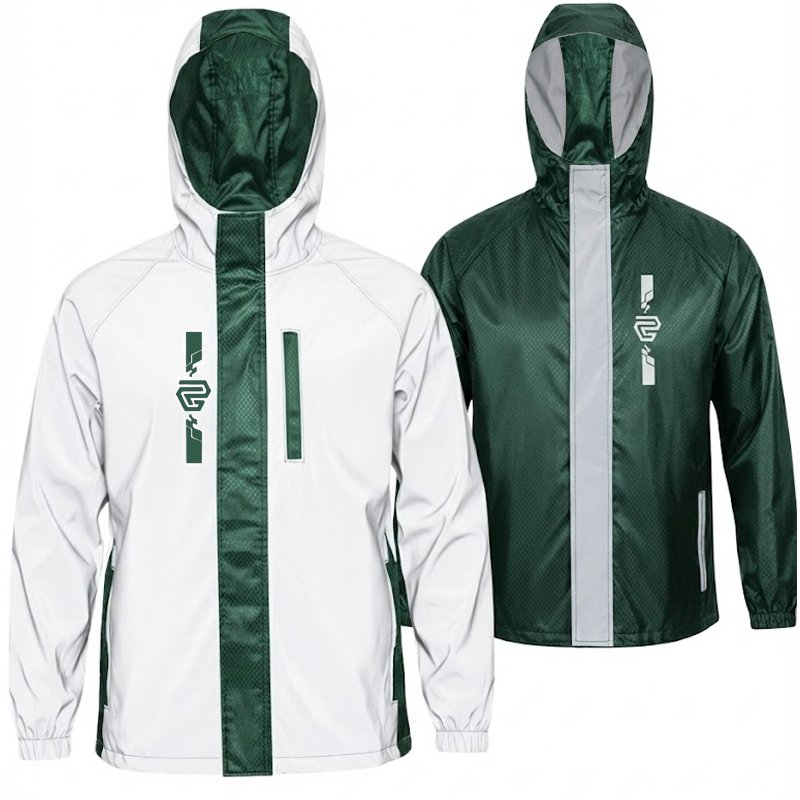 Chaqueta Impermeable 100% Reflectiva Doble Faz Gp Rain Pro