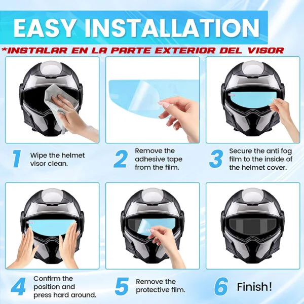 Pinlock Visor Universal Antilluvia Eco