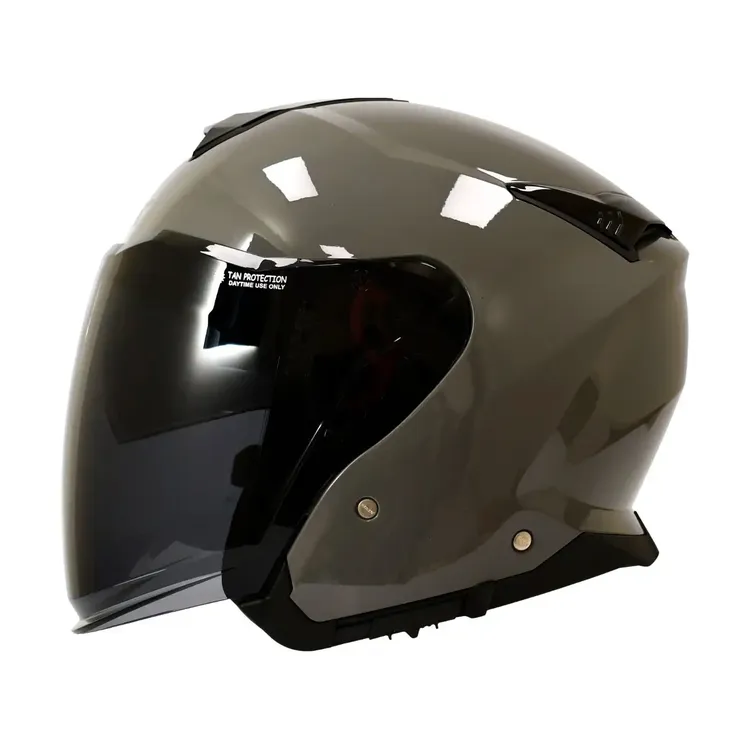 Casco Smk Open Face GTJ-S01 Gl100 Grey