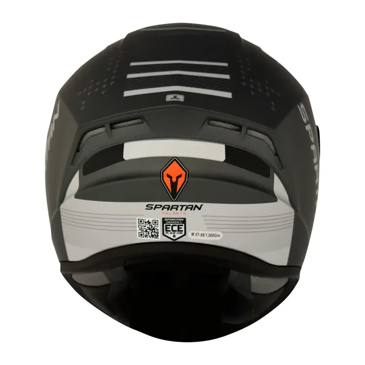 Casco Spartan Draken Creeper Grey