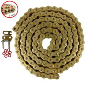 Cadena Reforzada para Moto Jill Pzt 428H – 132L O-Ring Dorada