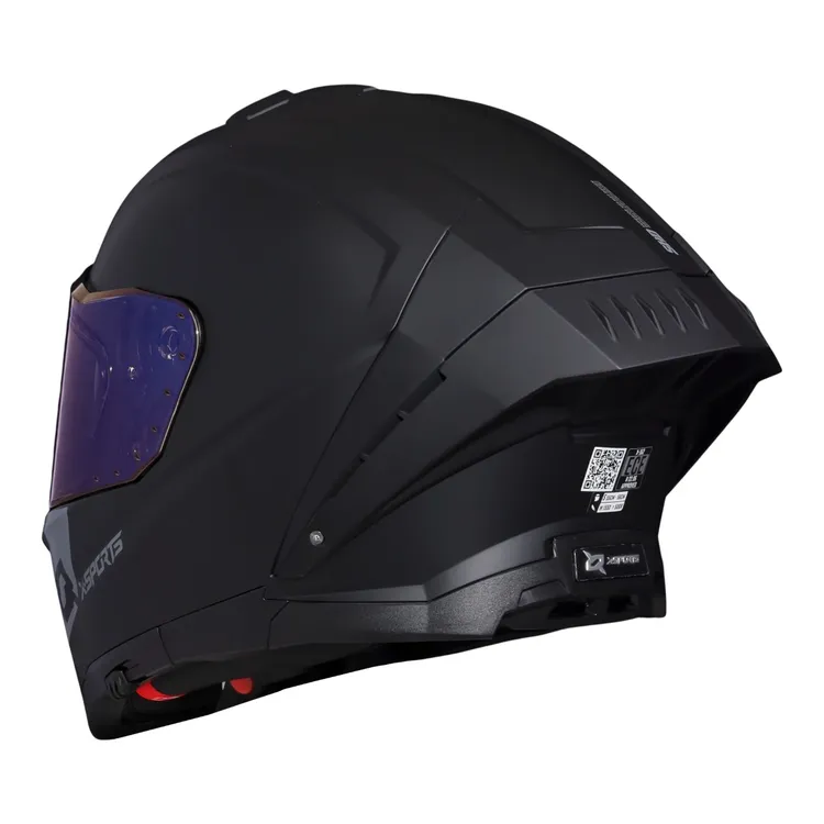 Casco X-Sports 162 Solid Black