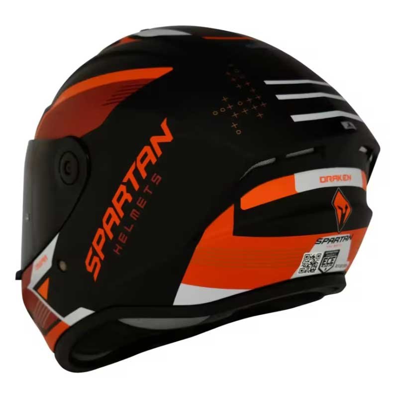 Casco Spartan Draken Creeper Red