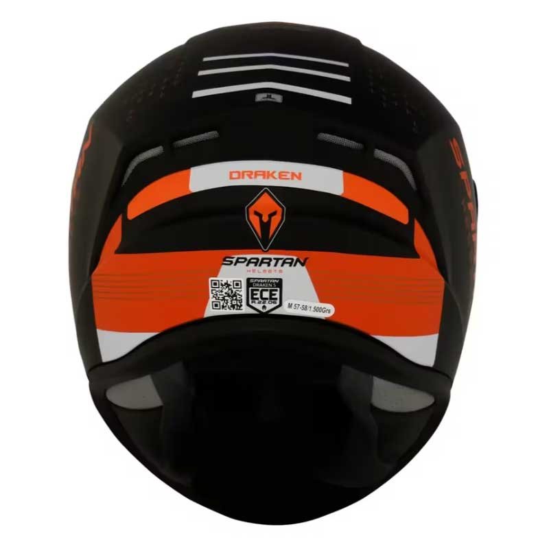 Casco Spartan Draken Creeper Red