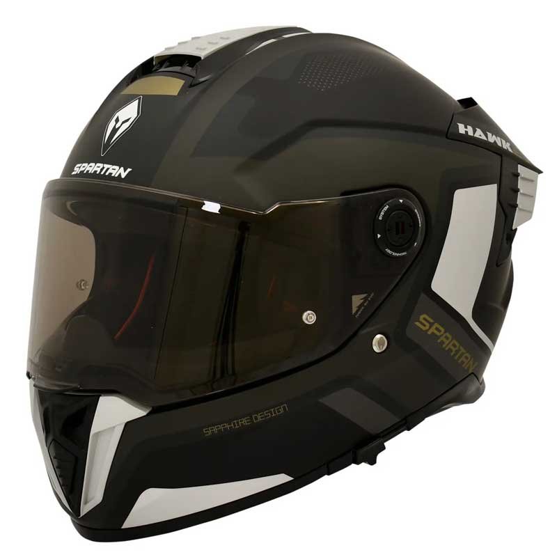 Casco Spartan Hawk Sv Sapphire B2 Black