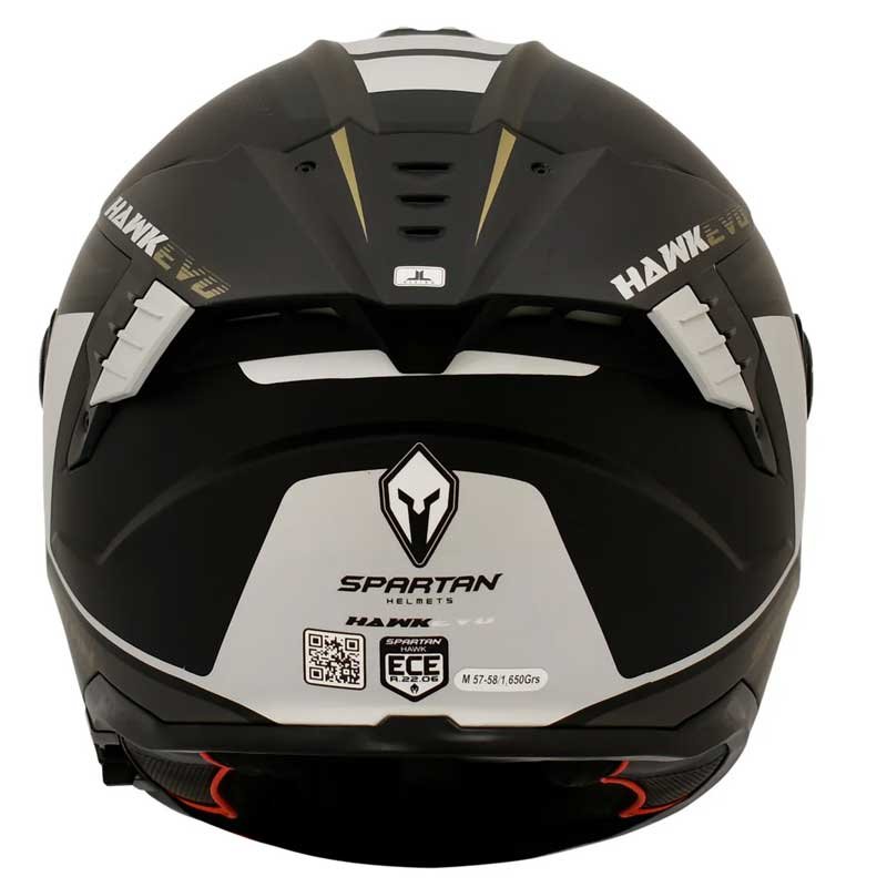 Casco Spartan Hawk Sv Sapphire B2 Black