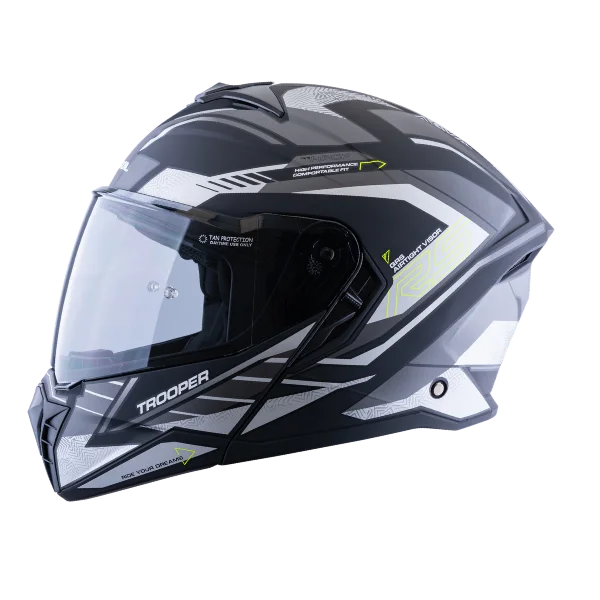 Casco Abatible Kontrol Trooper Sv Rs Grey