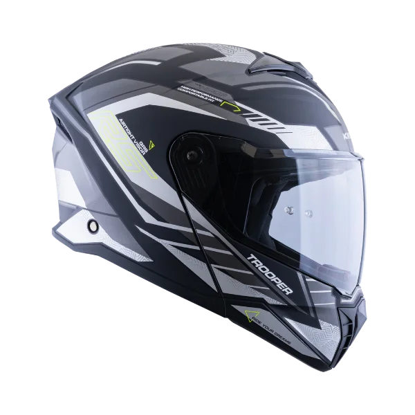 Casco Abatible Kontrol Trooper Sv Rs Grey