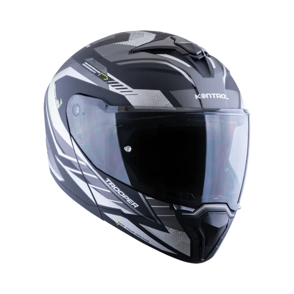 Casco Abatible Kontrol Trooper Sv Rs Grey