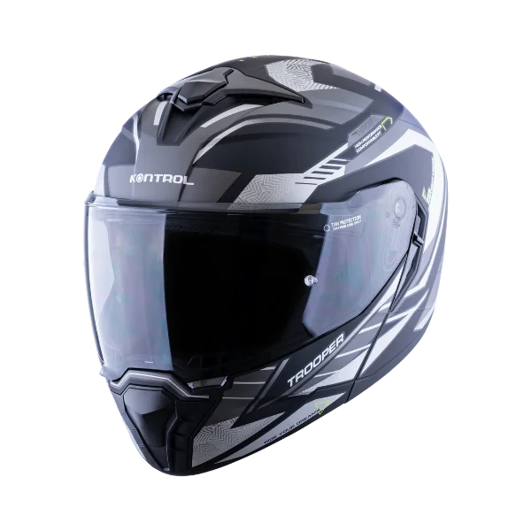 Casco Abatible Kontrol Trooper Sv Rs Grey