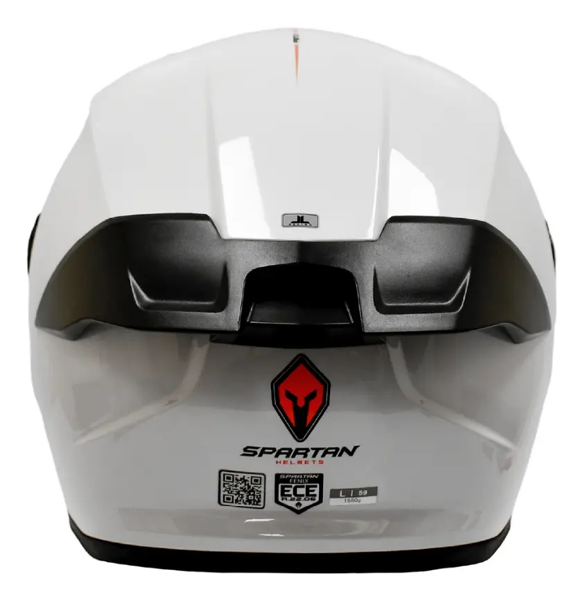 Casco Spartan Fenix Solid White