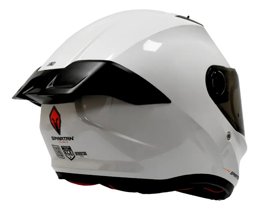 Casco Spartan Fenix Solid White